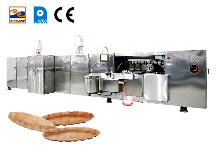 Stainless Steel Automatic Wafer Biscuit Production Line For Food Factory