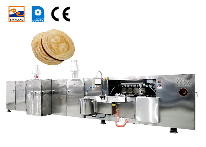 Stainless Steel Large Wafer Biscuit Production Line High Automatic Production