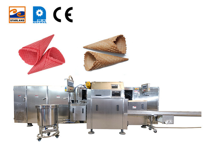 Fully Automatic Ice Cream Cone Making Machine , Multifunction , 61 Practical Wear-Resistant Baking Templates.