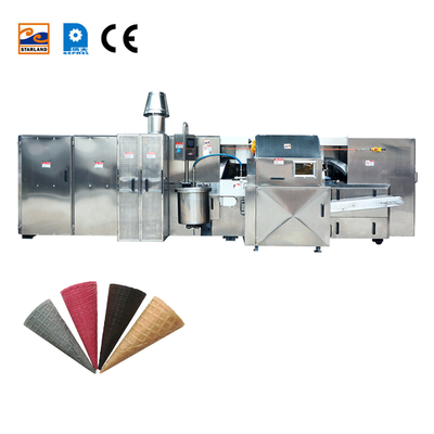 Commercial Industrial Automatic Sugar Cone Processing Equipment With One Year Warranty