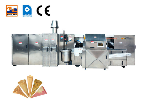 5kg / Hour Sugar Cone Production Line Cone Making Machine With 51 Baking Plates