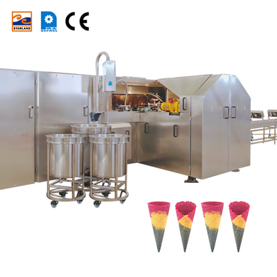 137 Baking Plates Automatic Sugar Cone Production Line Sugar Cone Making Machinery