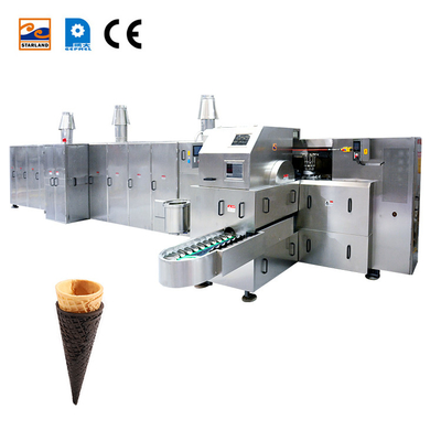 Heavy Weight Sugar Cone Production Line Customised Fully Automatic Ice Cream Cone Master