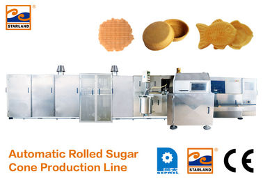 Eco - Friendly Ice Cream Cone Production Line High Speed 400 Standard Cones / Hour