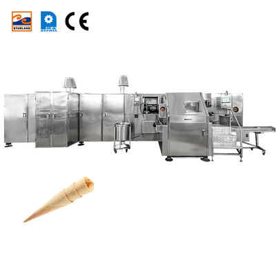 PLC Stainless Steel Automatic Sugar Cone Production Line With With Warranty