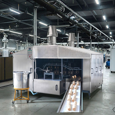 Stainless Steel Material Texture Wafer Cone Production Line With And Automatic Function
