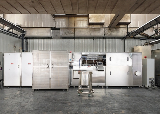 PLC Controlled Stainless Steel Food Processing Machinery Tart Shell Making