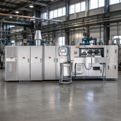 Automatic Wafer Cone Production Line Incorporating Gas Heating And Intelligent Control For Enhanced Production Efficiency