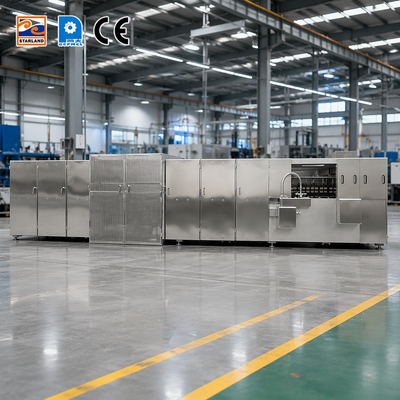 PLC Control System Monaka Wafer Production Equipment Featuring Digital Display Temperature Control Ensuring Consistent Product
