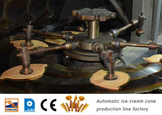 Size Customized Ice Cream Cone Production Line 10500Lx2400Wx1800H