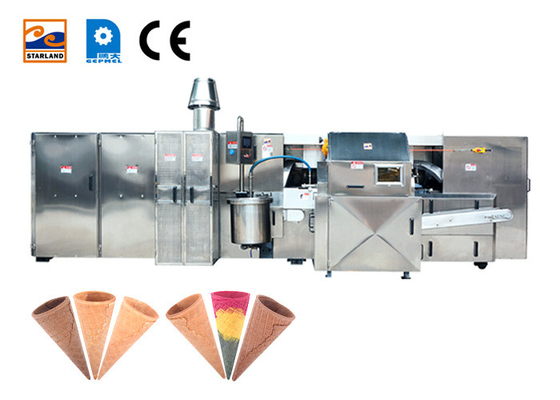 Automatic Rolled Sugar Cone Production Line , Factory Made , Stainless Steel , 39 Bake Templates .
