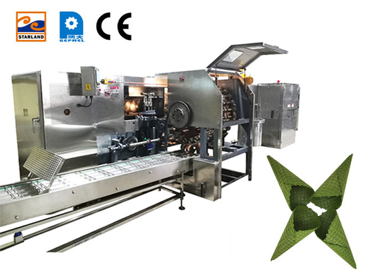 Fully Automatic Multifunction Sugar Cone Production Line , Wholesale , Stainless Steel , 89 Cast Iron Baking Templates .