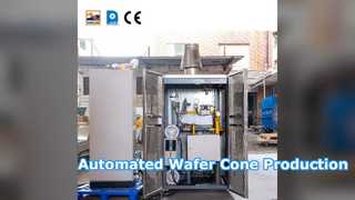 Wafer Cone Production Line: Stainless Steel Equipment