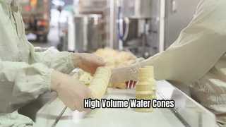 linear wafer cone production line 2